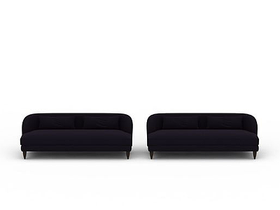 现代风格简易沙发模型3d模型