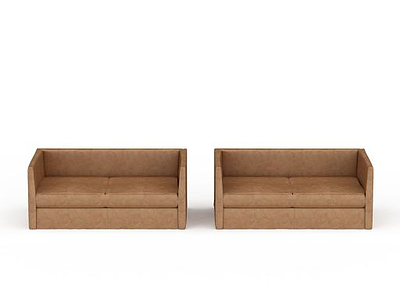 3d简易沙发免费模型