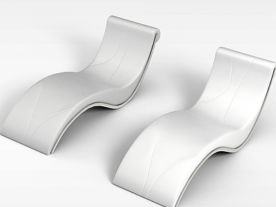 创意躺椅模型3d模型