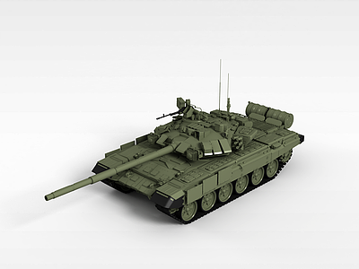99式主战坦克模型3d模型