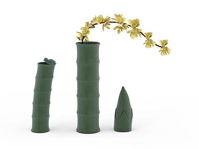 3d竹子装饰品免费模型