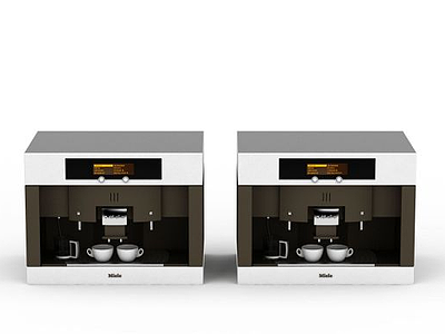 3d现代厨房柜模型