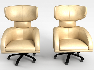 老板椅模型3d模型