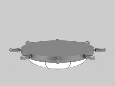 3d水手盘吸顶灯免费模型