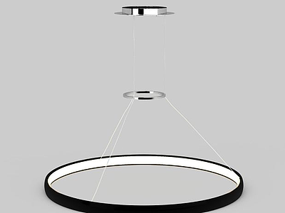 圆环吊灯模型3d模型