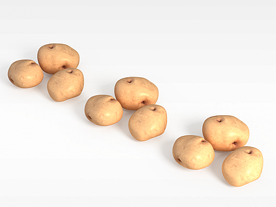 土豆模型3d模型