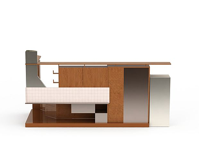 简约厨房柜模型3d模型