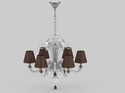 水晶吊灯模型3d模型