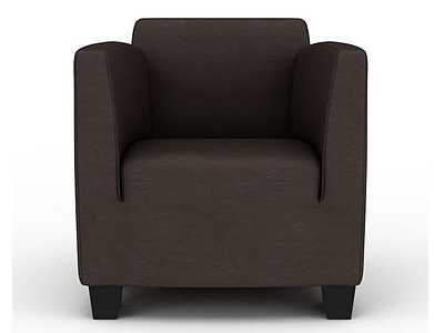 棕色椅子模型3d模型