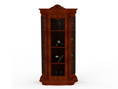 家庭酒柜模型3d模型