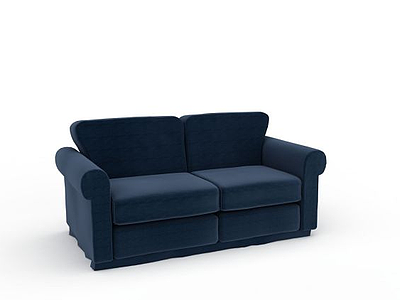 3d绒面沙发免费模型