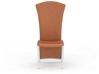 高背餐椅模型3d模型
