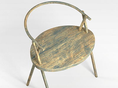 国外艺术椅子模型3d模型