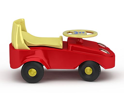 3d儿童玩具车免费模型