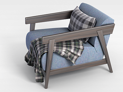 进口舒适沙发模型3d模型