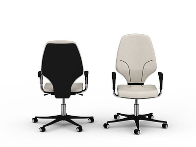 办公室椅子组合模型3d模型