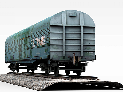 货运火车模型3d模型