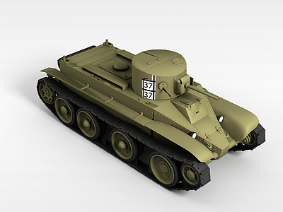 37坦克模型3d模型