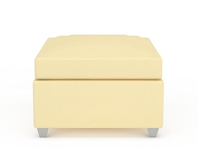 3d现代沙发凳免费模型