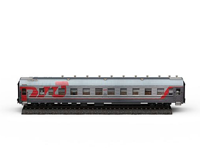 3d客运车厢模型