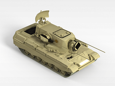 通讯坦克模型3d模型