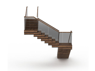 3d复式楼梯模型
