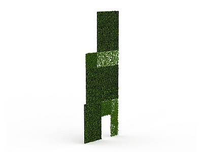 草地绿植模型