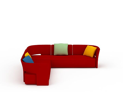 创意沙发组合模型3d模型