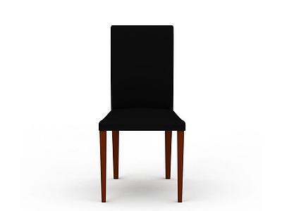进口木质椅子模型3d模型