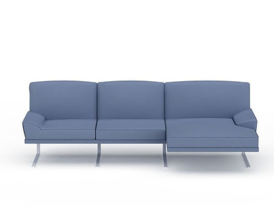 现代风格布艺沙发椅组合模型3d模型