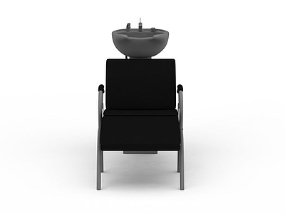 3d洗头躺椅免费模型