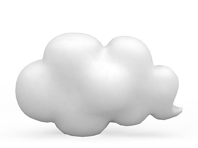 云朵模型3d模型