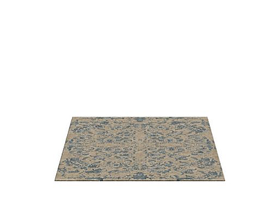 欧式花纹地毯模型3d模型