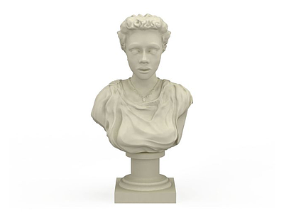 女性雕塑模型3d模型
