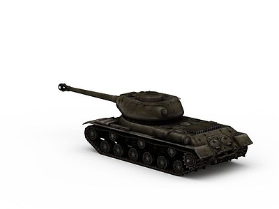 复古坦克模型3d模型