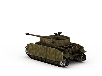 3d军用坦克模型