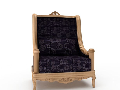 3d欧式沙发椅免费模型