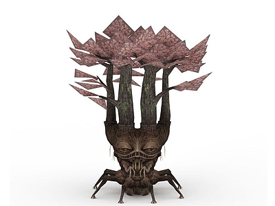 游戏怪物树精模型3d模型