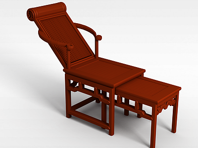 3d复古椅子模型