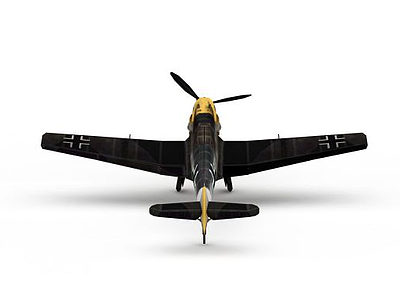 螺旋桨战斗机模型3d模型