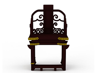3d镂空椅子模型