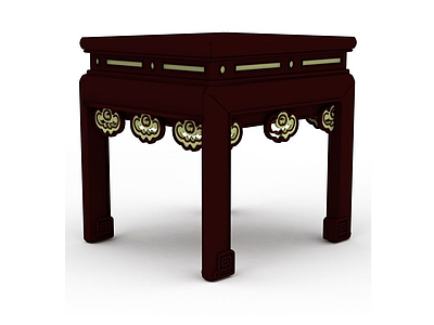 3d红木桌子免费模型
