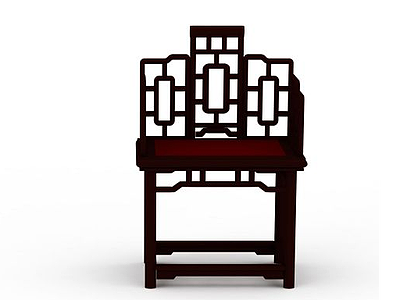 3d镂空椅子模型