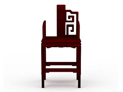 3d<font class='myIsRed'>红木</font>椅子模型