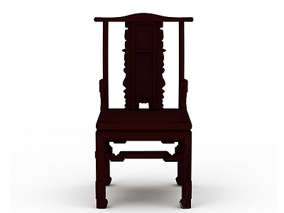 木质椅子模型3d模型