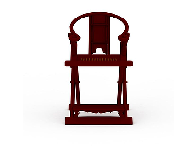 3d<font class='myIsRed'>红木椅子</font>模型