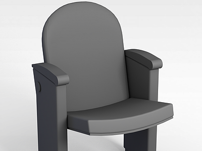 3d影院椅子模型