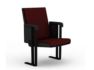 电影院排椅模型3d模型