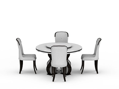 客厅桌椅模型3d模型