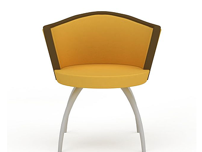 3d黄色椅子免费模型
